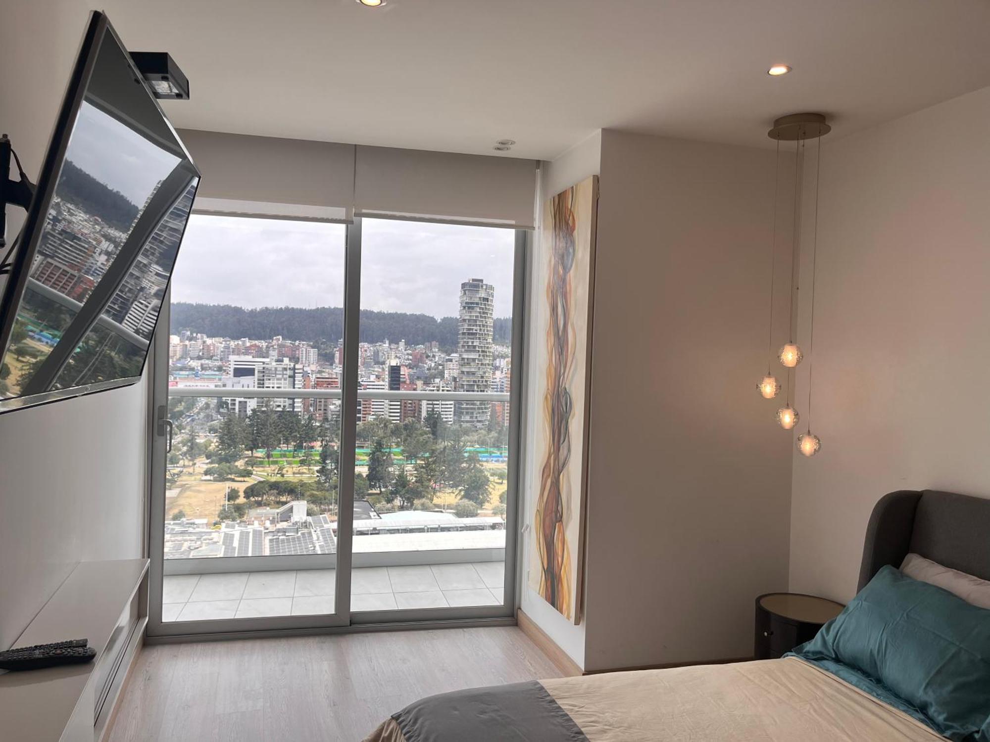 Suite Apartameto 1606 Espectacular Vista La Carolina, Piso 16 One - Quito Luaran gambar